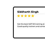 SAP SD Training